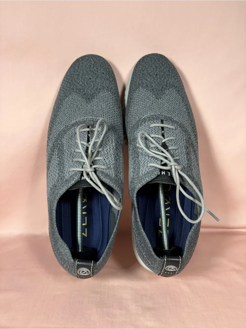 Cole Haan Men's 2.ZEROGRAND Gray StitchLite Wingtip Oxford SZ 14 M - C27565